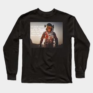 Mark Watney The Martian sticker Long Sleeve T-Shirt